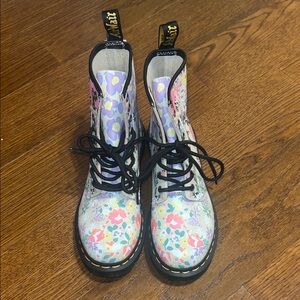 Dr. Martens Multicolor Floral Boots